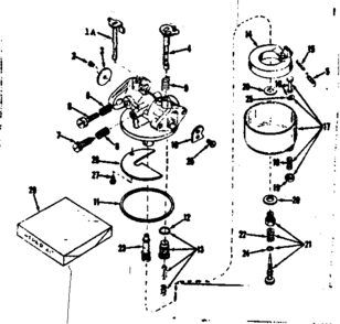 Part Location Diagram of 30951 Craftsman Shaft/levr