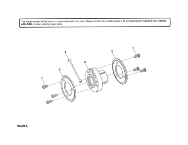 Cable/clutch Diagram and Parts List for 9058  Craftsman Saw