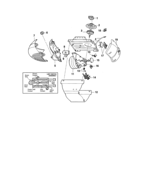 Part Location Diagram of 41A2822-1 Craftsman Garage door opener interrupter cup