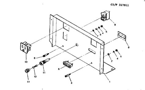 Control Panel Diagram and Parts List for 580327911  Craftsman Engine