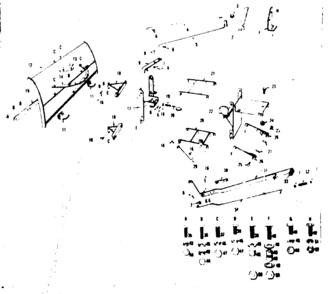 Part Location Diagram of 634A264 Craftsman Strap assembly