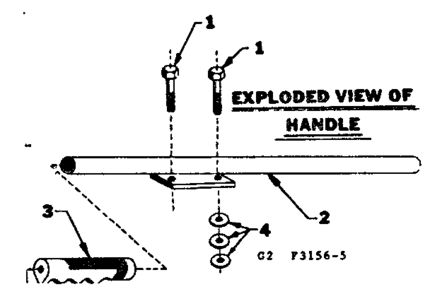 Handle Diagram and Parts List for 5803156-5  Craftsman Engine