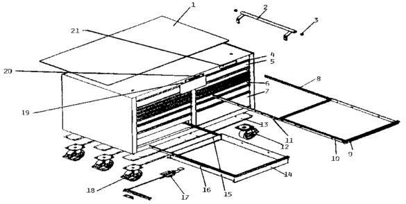 Part Location Diagram of A12987 Craftsman Cable