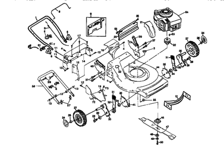 Part Location Diagram of 153285 Craftsman Lawn mower zone control cable