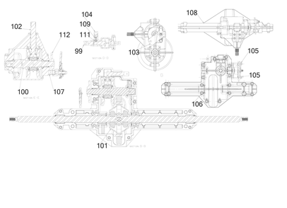 Diagram Diagram and Parts List for CMXGRAM7821242 Type 2020 Craftsman Lawn Tractor