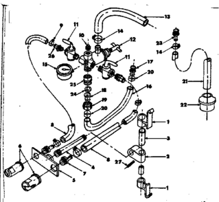By Pass Valve Diagram and Parts List for 471461510  Craftsman Pressure Washer