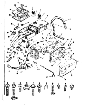 Part Location Diagram of 04470406 Craftsman Machine screw, 8-pack