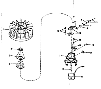Magneto (wico Fw-2682) Diagram and Parts List for 143105011  Craftsman Engine