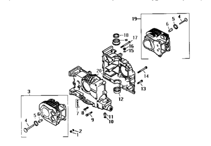 Engine Mv18s-58560 (71/501) Diagram and Parts List for 501MV18S-58560  Craftsman Engine