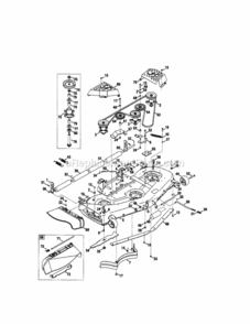 Part Location Diagram of 954-04083 MTD Belt-v B Sec X 13