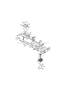 Page N Diagram and Parts List for PYT9000  Craftsman Lawn Tractor