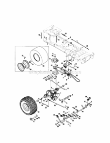Page D Diagram and Parts List for PYT9000  Craftsman Lawn Tractor
