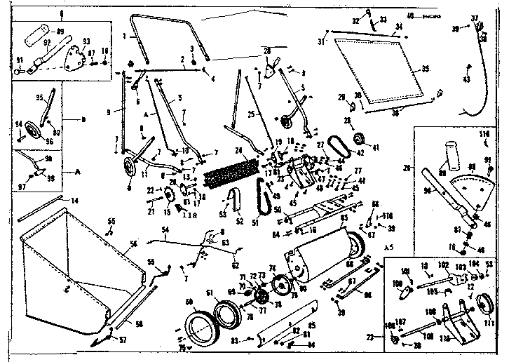 Replacement Parts Diagram and Parts List for 53679971  Craftsman Lawn Tractor