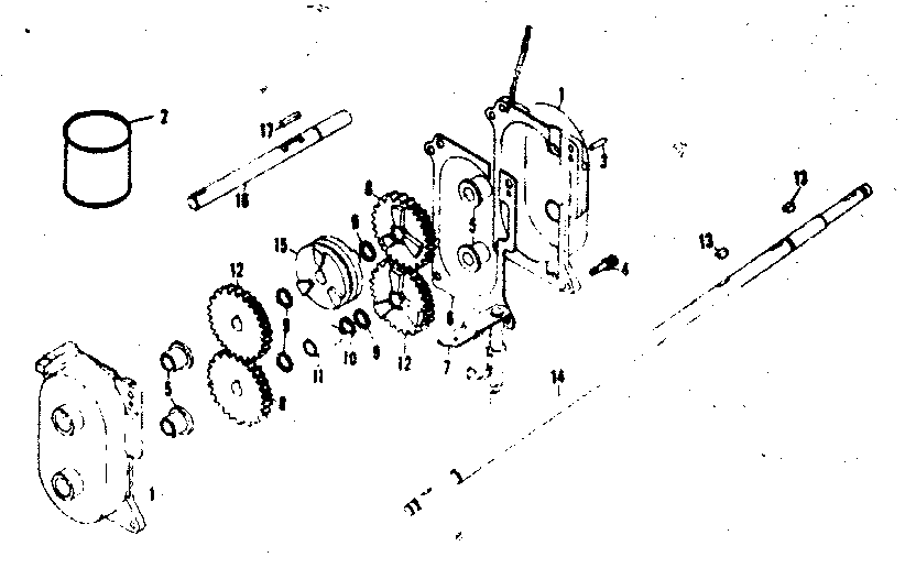 Unit Parts Diagram and Parts List for 13170096  Craftsman Lawn Tractor