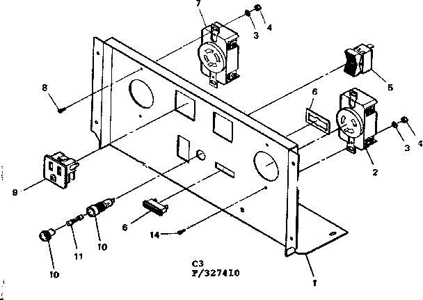 Panel Diagram and Parts List for 580327410  Craftsman Engine