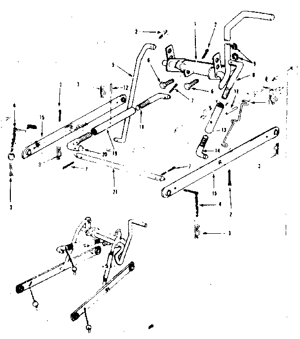 Replacement Parts Diagram and Parts List for 917251781  Craftsman Lawn Tractor