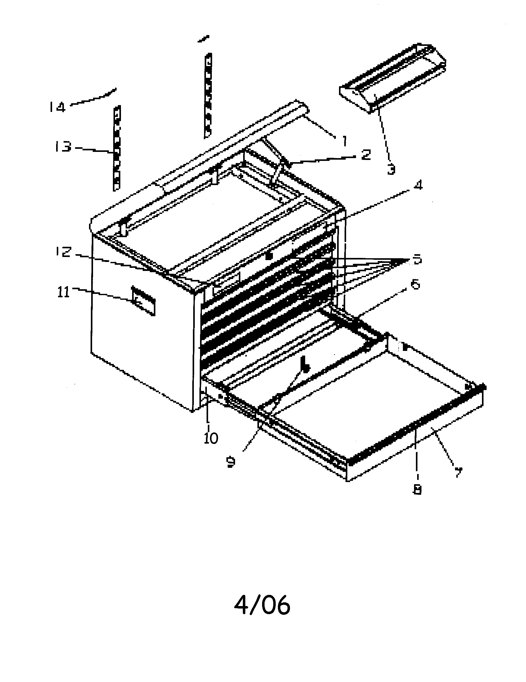 Tool Chest Diagram and Parts List for 706619801  Craftsman Tool Stand & Cart
