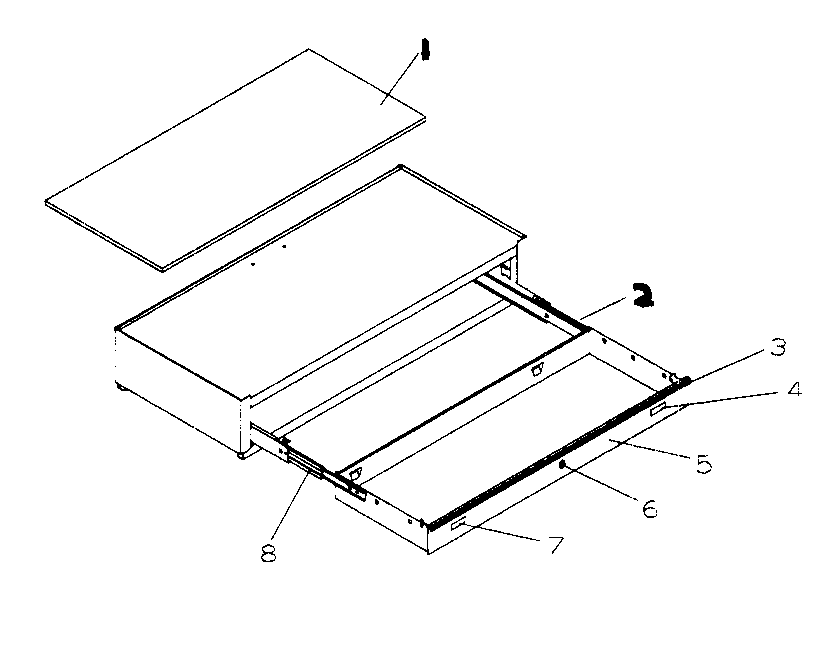 Tool Chest Diagram and Parts List for 706136270  Craftsman Tool Stand & Cart