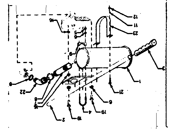 Handle Diagram and Parts List for 580321820  Craftsman Engine
