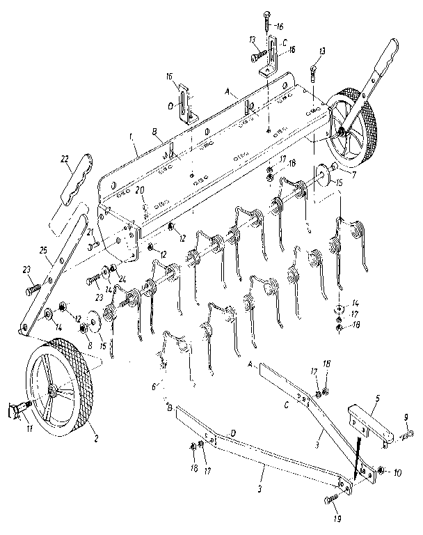 Replacement Parts Diagram and Parts List for 486243131  Craftsman Lawn Tractor
