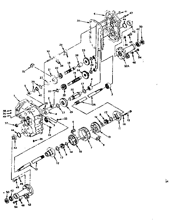 Unit Parts Diagram and Parts List for 1432535  Craftsman Lawn Tractor