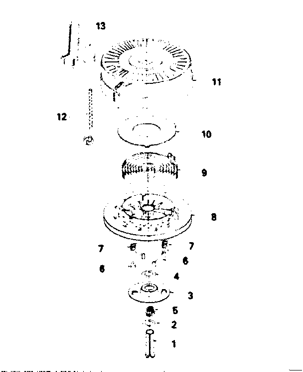 Rewind Starter No. 590621 Diagram and Parts List for 143384022  Craftsman Engine