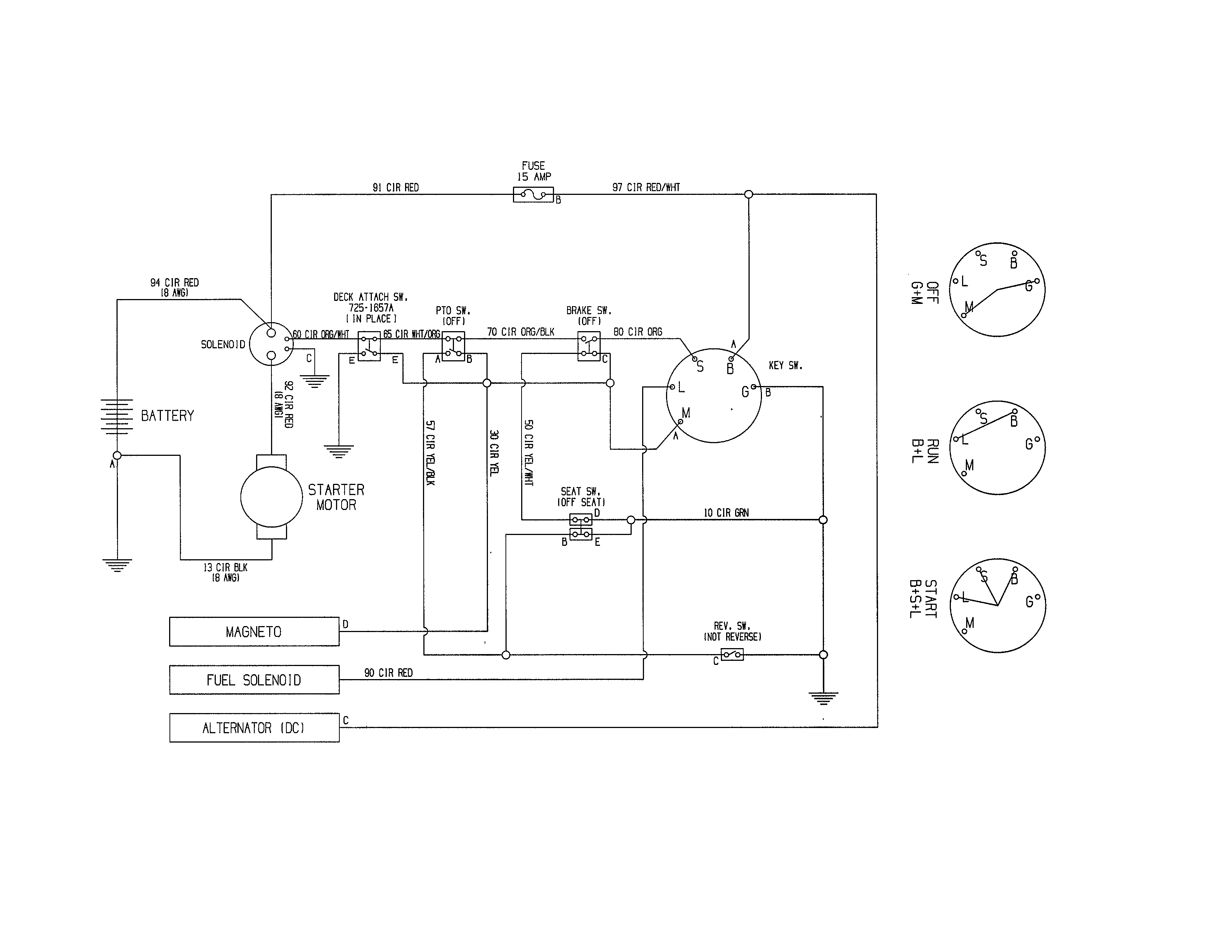 Wiring Diagram Diagram and Parts List for 247290003  Craftsman Engine