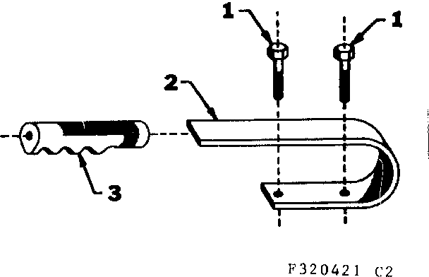 Handle Diagram and Parts List for 580320421  Craftsman Engine