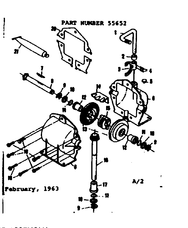 Replacement Parts Diagram and Parts List for 13155652  Craftsman Lawn Tractor