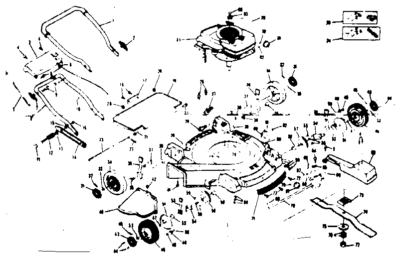 Unit Parts Diagram and Parts List for 13197857  Craftsman Lawn Mower