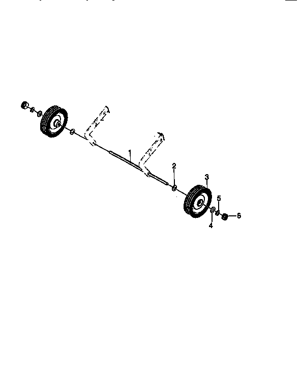 Wheel Diagram and Parts List for 536884570  Craftsman Snow Blower