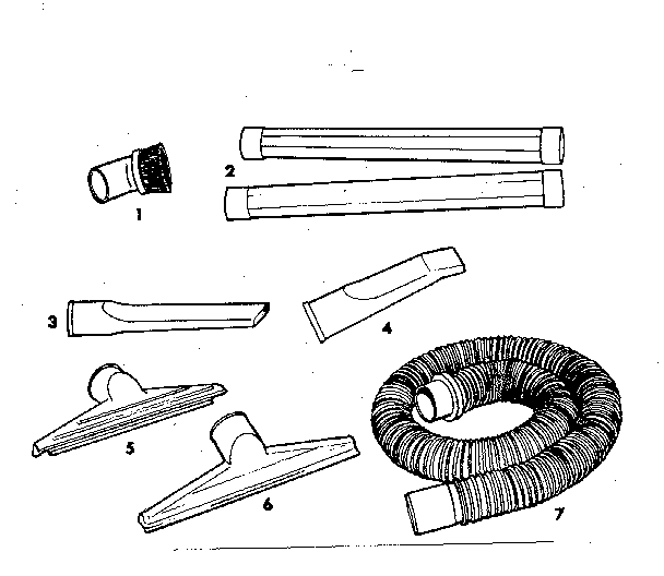 2-1/2" Diameter Plastic Accessories Diagram and Parts List for 113179042  Craftsman Filters & Accessories