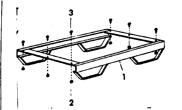 Skid Assembly For 110 Gallon Model Diagram and Parts List for 471450080  Craftsman Pressure Washer