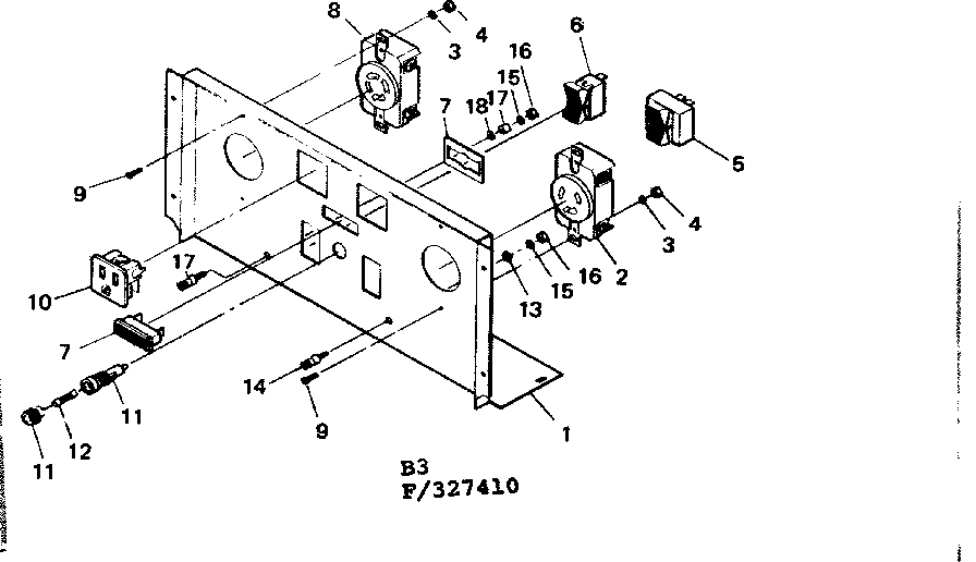Panel Diagram and Parts List for 580327410  Craftsman Engine