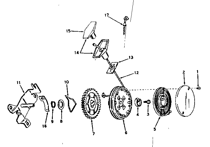 Side Mount Rewind Starter No. 590429a Diagram and Parts List for 143197032  Craftsman Engine