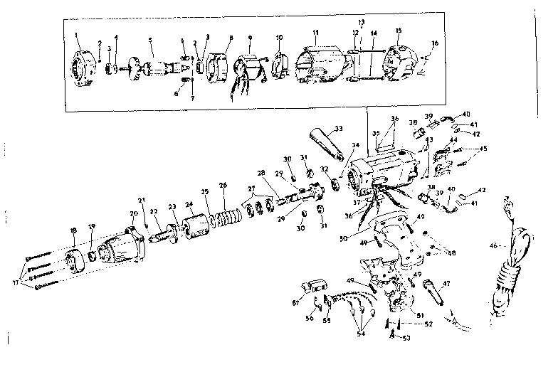 Unit Parts Diagram and Parts List for 31518820  Craftsman Wrench