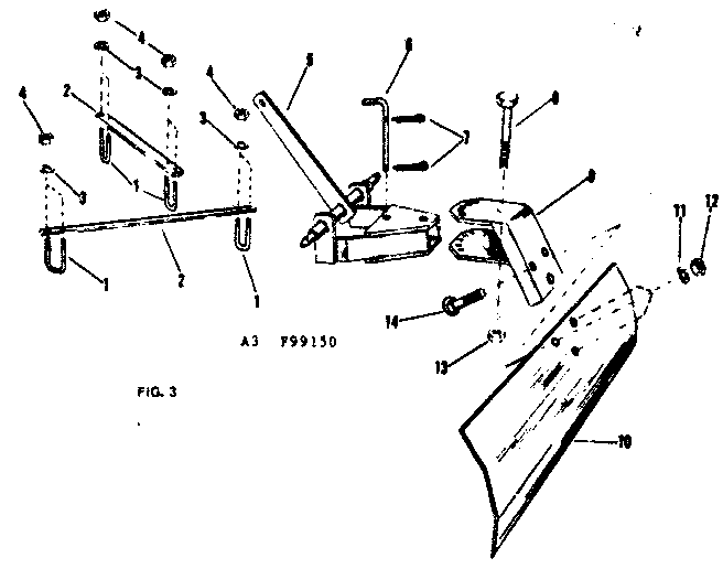 Replacement Parts Diagram and Parts List for 91799150  Craftsman Chainsaw