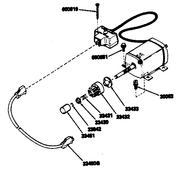 Craftsman 120 Volt Electric Starter Kit Diagram and Parts List for 143796012  Craftsman Engine