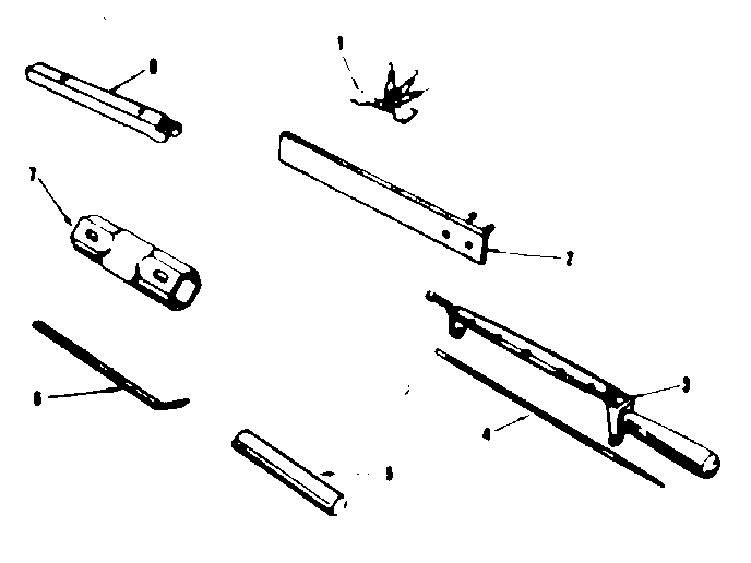 Optional Equipment Diagram and Parts List for 917350721  Craftsman Chainsaw