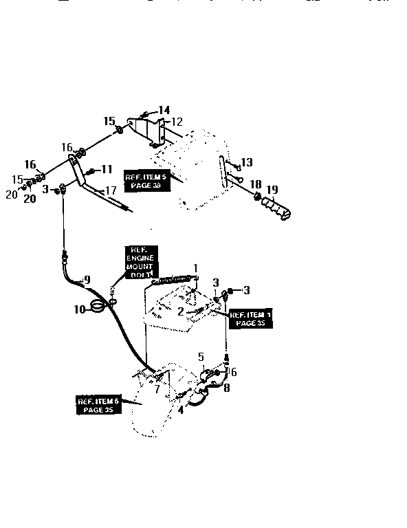 Remote Chute Diagram and Parts List for 536886380  Craftsman Snow Blower