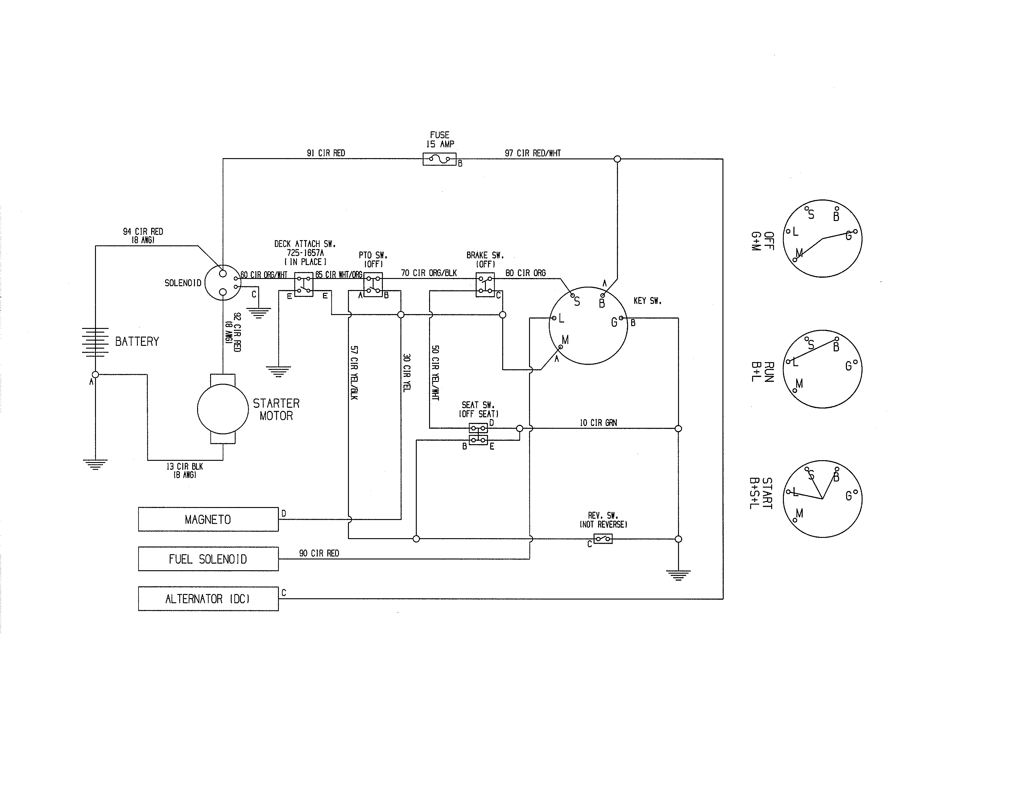 Wiring Diagram Diagram and Parts List for 247203692  Craftsman Engine