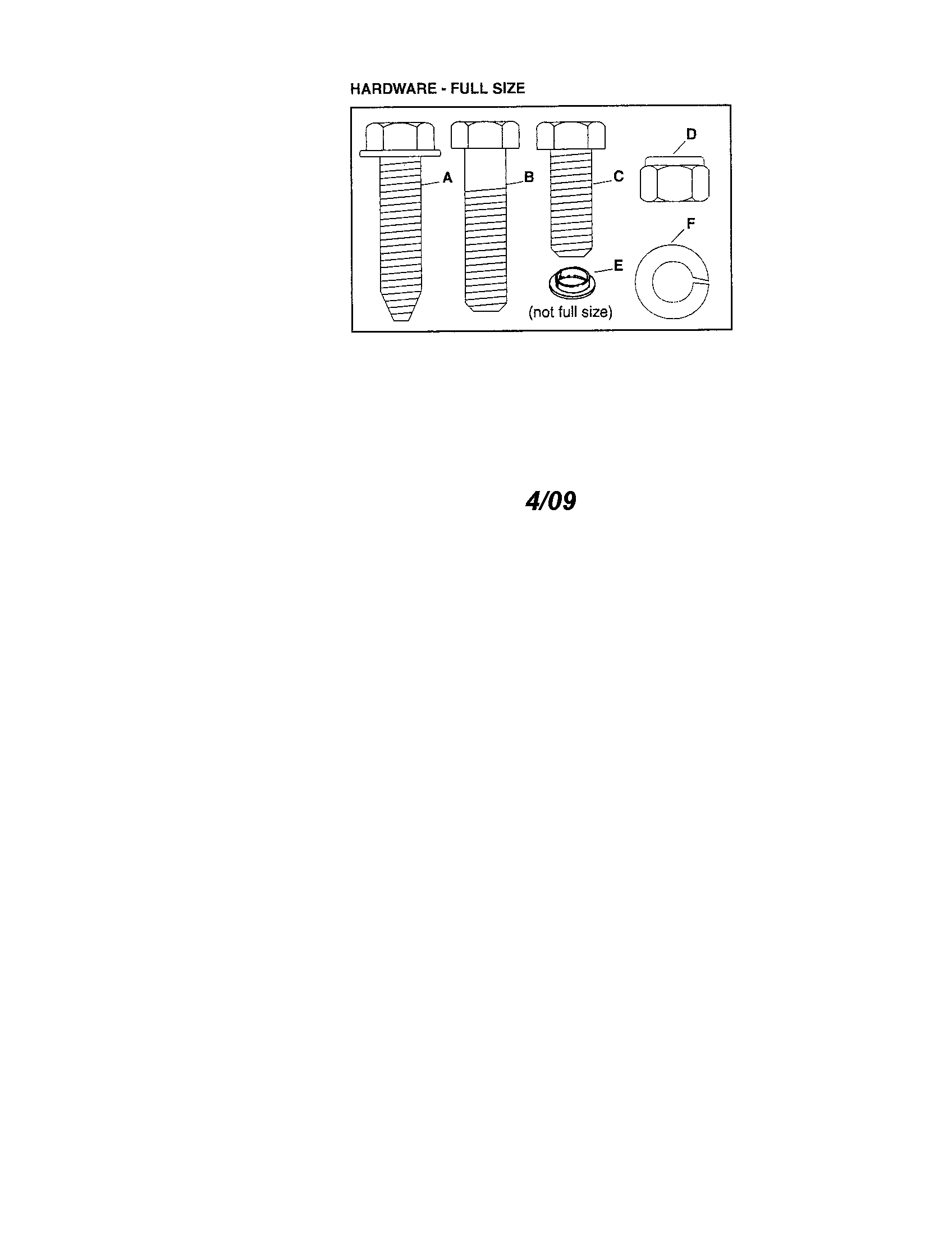 Front Bumper Hardware Diagram and Parts List for 486245992  Craftsman Lawn Tractor