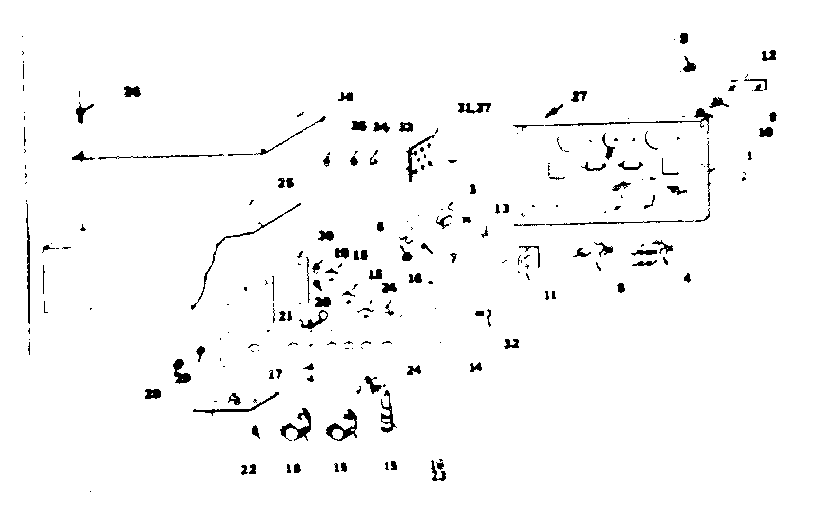 Connection Panel Diagram and Parts List for 580320841  Craftsman Engine