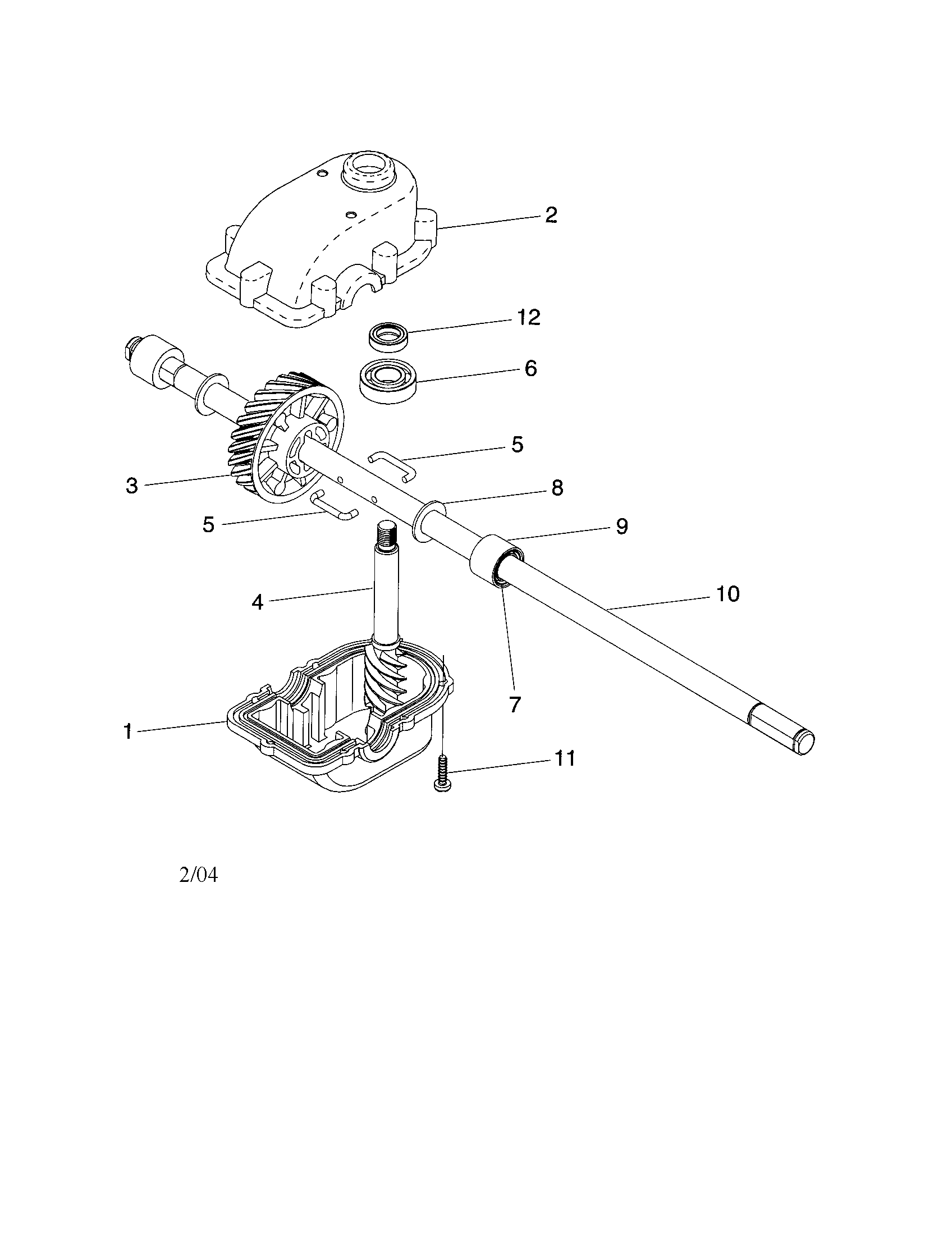 Gearcase Assembly - 532188294 Diagram and Parts List for 917532188294  Craftsman Lawn Mower