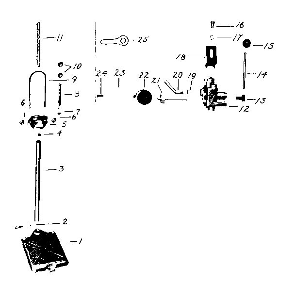 Unit Parts Diagram and Parts List for 33525920  Craftsman Electric Drill
