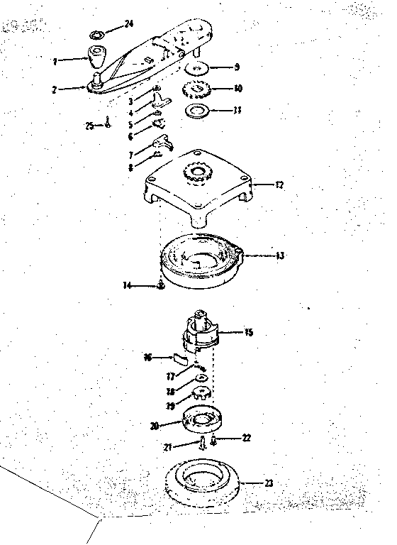 Self Starter No. 29362 Diagram and Parts List for 143106010  Craftsman Engine