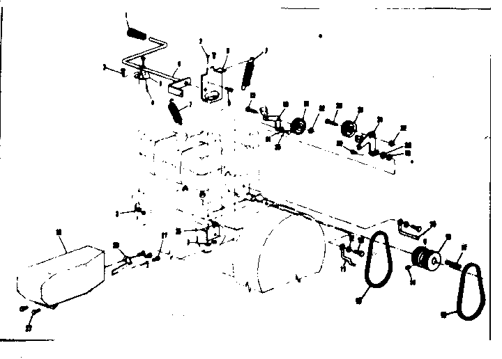 Belt Assembly Diagram and Parts List for 53690521  Craftsman Snow Blower