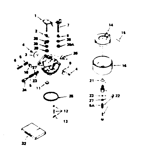 Carburetor Diagram and Parts List for 143285072  Craftsman Engine