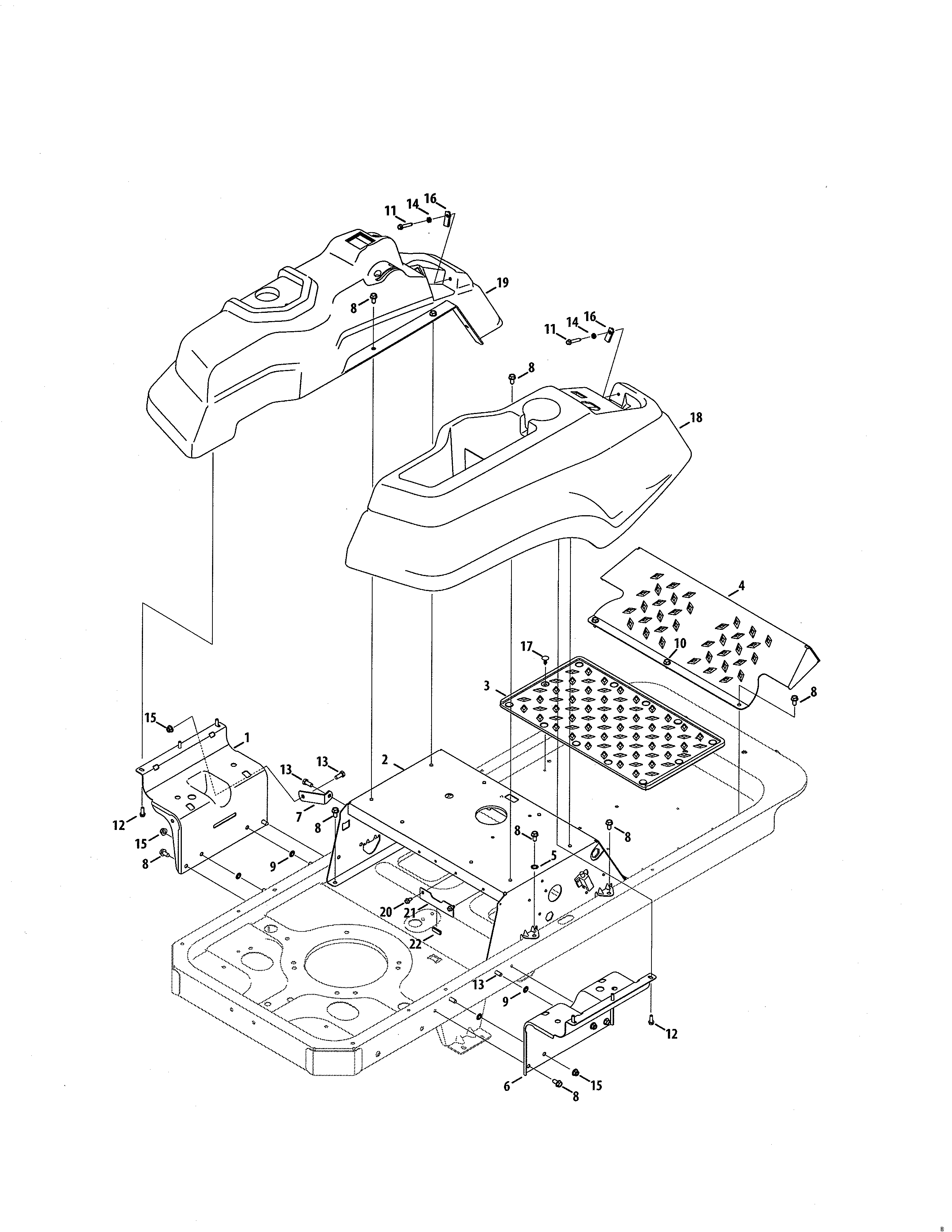 Console Diagram and Parts List for 247250010  Craftsman Engine