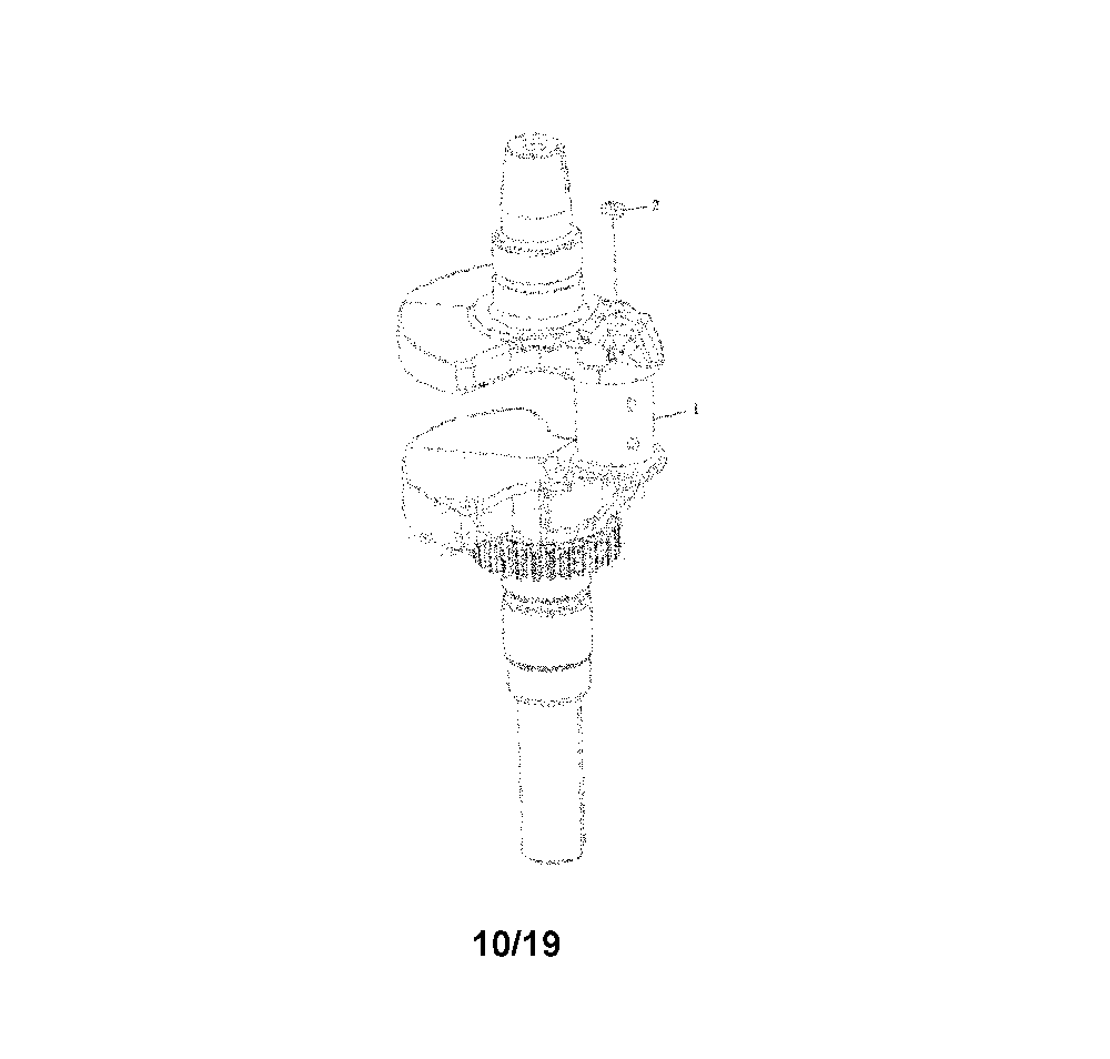 Crankshaft Diagram and Parts List for CMXGRAM1130047  Craftsman Lawn Tractor